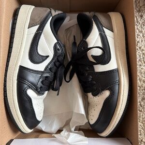 Jordan Black and White Sneakers